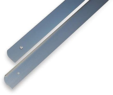 ABSCHLUSSLEISTE Winkelleisten Seiteleiste Arbeitsplatte Alu küche endeleiste L+R 28mm
