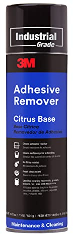 3M Adhesive Remover Citrus Base 6041, Net Wt 18.5 oz, Pale Yellow