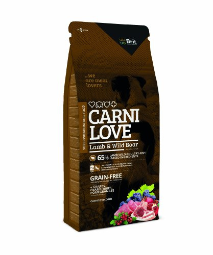 Brit Hundefutter Carnilove Lamb & Wild Boar, 1er Pack (1 x 12 kg)