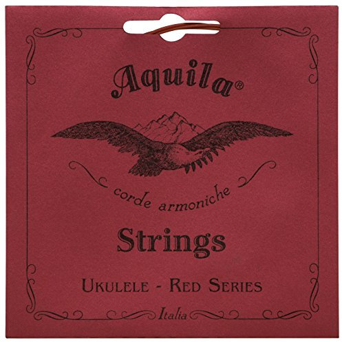 Aquila Red Series AQ-85 - Cuerdas para ukelele de concierto - High G - 1 juego de 4