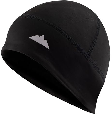 Tough Headwear Fahrradmütze Helmmütze Laufmütze - Fahrrad Mütze Winter - Unter Helm Beanie - Unterziehmütze Fahrradhelm - Herren Damen - Winddicht Schweißableitend