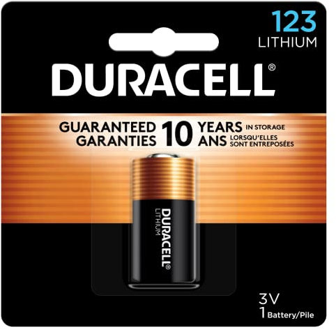 Duracell Ultra High-Power Lithium Battery, 123, 3V, Sold as 1 Each
