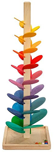 Bartl Klangbaum für Kinder Holz Mehrfarbig Übungen der Stille, Maße: 25cm x 25cm x 73cm, 109303