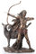 Veronese Design Bronzierte Statue Göttin der Jagd und Wildnis