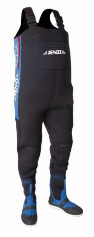 Jenzi Neopren-Wathose Deluxe extra große Bauchgröße 46 Bauchumfang 138cm