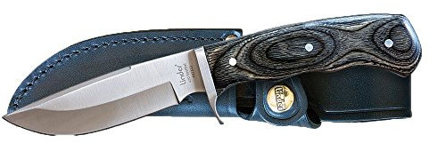 Linder Erwachsene Jagdmesser Klingenlänge 12.1 cm, Pakkaholz, 24.1 cm