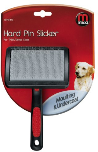 Mikki Hard Pin Slicker for Thick Coats, Large