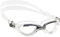 Cressi Flash - Premium Erwachsene Schwimmbrille Antibeschlag und 100% UV Schutz, Transparent/Schwarz - Transparent Linsen, One Size