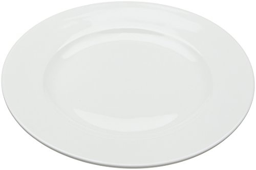Genware NEV-160628 Royal Classic Winged Plate, 28 cm, White (Pack of 6)
