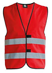 Funktionsweste - Kinder KWR100S, rot, S