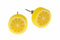 Miniblings Zitrone Ohrstecker Miniblings Stecker Ohrringe Zitronen Frucht Obst gelb rund