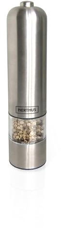 NERTHUS FIH 012 - Molinillo eléctrico de Sal y Pimienta