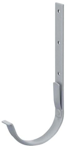 INEFA Dachrinnenhalter halbrund, Stahl NW150 / 150mm, Grau Rinnenhalter, Dachrinnenzubehör, einfache Steckmontage, Made in Germany