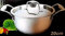 Mastercook Longlife Cookware Stainless Steel Casserole Heavy Duty Capsule Bottom (28 cm / 10.8 litres)