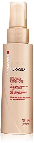 Goldwell Kerasilk Ultra Rich Keratin Care Oil for Unisex, 3.4 Ounce by Goldwell