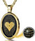 Romantischer Goldschmuck für SIE - Gold-Halskette mit Anhänger Ich liebe dich in 120 Sprachen, 14-Karat Gold auf Onyx-Edelstein - Geschenkidee Geburtstag, Weihnachten, Jahrestag, Valentinstag