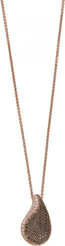 Esprit Collection Damen-Halskette Peritau Rose 925 Sterling Silber 80 cm ELNL92231C800