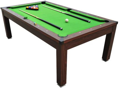 Vente-unique-Multifunktionstisch Billard & Esstisch höhenverstellbar - 207 x 114 x 79 cm - IMPERIALE