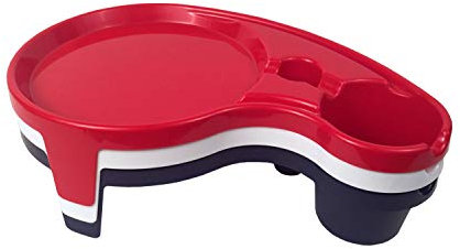 Wisconic The Original Party PAL Plato y utensilio, Plástico, Rojo/Blanco/Azul Marino