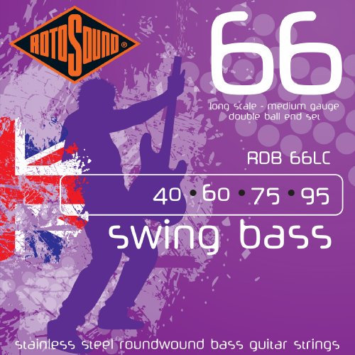 Rotosound Strings for Electric Bass SWING DOUBLE BALL END 4-string RDB66LC DOUBLE BALL Medium 40-95