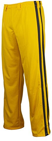 JL Sport Authentische Brasilianische Capoeira Kampfsport Unisex Hosen (Gelb) - L