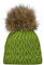 Stöhr Strickmütze Beanie ESIN Casual mit Fellbommel (Atlantis)