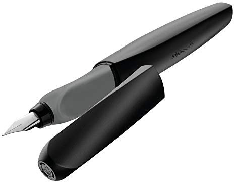 Pelikan Twist Füllhalter (Universell für Rechts- und Linkshänder) (schwarz)