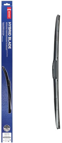 DENSO Hybrid-Wischerblatt DUR-055L (550 mm, für Linkslenker): Leiser, langlebiger Wischer mit aerodynamischem Design und beschichtetem Gestänke aus Stahl. OEM-Qualität, breite Kompatibilität.