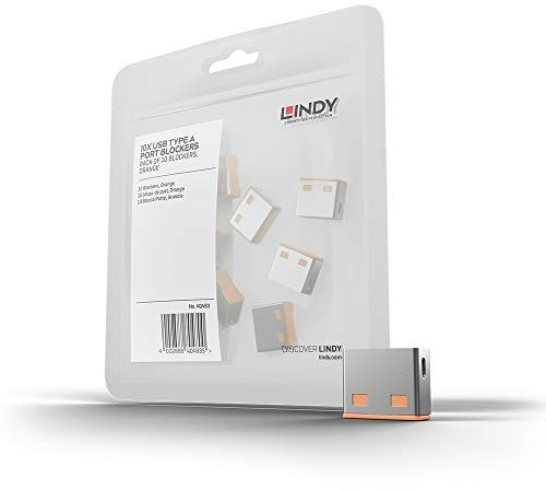 Lindy Verrous USB, 10 pièces, Orange