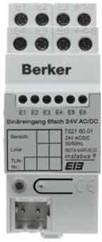 Berker Binäreingang 6f. 75216001 FUNKBUS Bussystem-Binäreingang 4011334237501