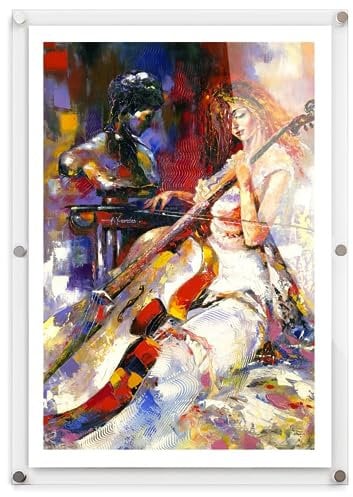 Get Acrylic Photo Frames - A0 Modern Wall Mounted Acrylic Photo Frame (92.1cm x 126.8cm) Stylish Frameless Picture Display Either Landscape Or Portrait