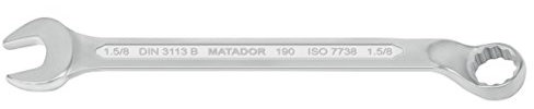 MATADOR Ringmaulschlüssel, gekröpft, 1.5/8 AF, 0190 8022