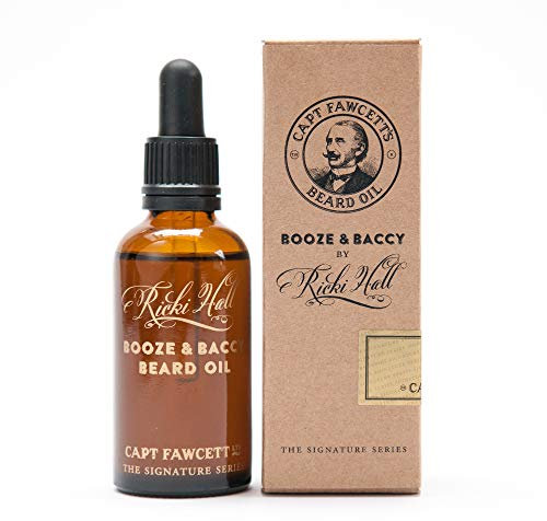 Captain Fawcett Ricki Hall's Booze & Baccy Beard Oil 50ml