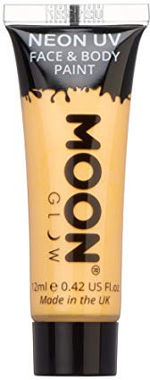 Moon Glow - 12ml Neon UV Face & Body Paint - Pastel Orange