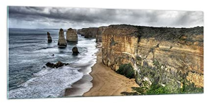 ARTTOR Glasbild 100x40cm Wandbild Glasdruck Landschaften Natur - 0141