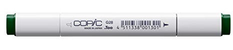 COPIC Classic Marker Typ G - 28, Ocean Green, professioneller Layoutmarker, mit einer breiten und einer feinen Spitze