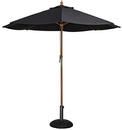 Bolero CB514 Parasol rond Noir Diamètre 2,5 m