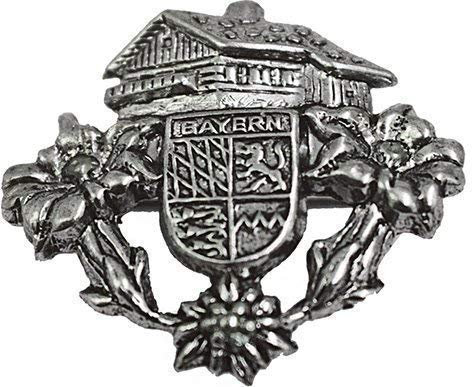 Anstecknadel - Metall - Pin - 3,3 x 2,9 - Bayern Landhaus - 02679