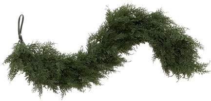 Nearly Natural 60 in Artificial Cedar Garland Lush Greenery Holiday Decor