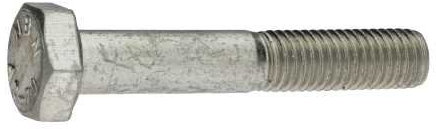 Reidl Sechskantschrauben mit Schaft 6 x 140 mm DIN 931 A2 blank 10 Stück