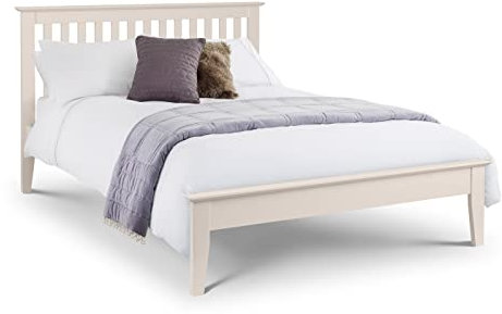 Julian Bowen Salerno Bed, Ivory, Double