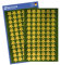 AVERY Zweckform 144 Aufkleber Weihnachten Sterne gold (Made in Germany, Weihnachtssticker Glanzpapier, selbstklebende Weihnachtsdeko für Karten, Geschenke, Tüten) 2 Bogen/je 72 Sternsticker, 52805