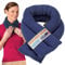 Sunny Bay Microwavable Neck Heating Wrap, Extra Long, 25X5, Microwave Hot/Cold Pad, Reusable, Portable, Navy Blue