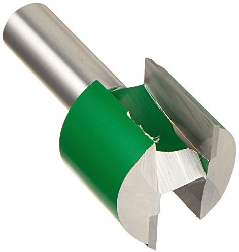 Trend CraftPro Straight Two Flute Router Cutter Bit, 1/2 Inch Shank, 38.1mm Cut Diameter & 25mm Cut Length, Tungsten Carbide Tipped, C033KX1/2TC