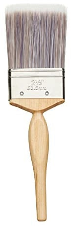 Fit For The Job 2.5 inch Diamond DIY Paint Brush For A Smooth Finish Painting with Emulsion, Gloss and Satin Paints on Walls, Ceilings, Furniture, Wood & Metal, 2.5 63mm