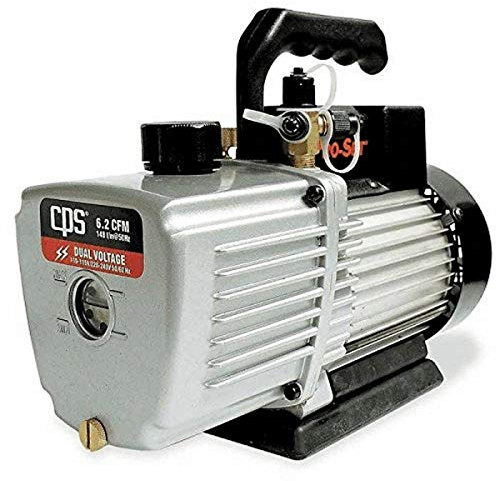 CPS Products VP8D Pro-Set Two Stage Vacuum Pump, 8 cfm, 10 Micron