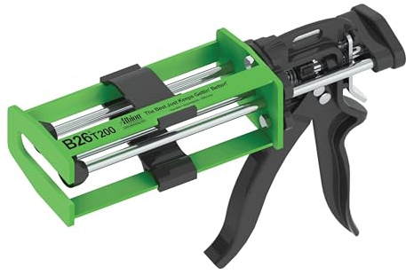 Albion Engineering Company B26T200 200 Series B-Line Manual Multi-Component Cartridge Epoxy Adhesive Gun, 1:1 Ratio (100 x 100 ml) & 2:1 Ratio (215 ml)