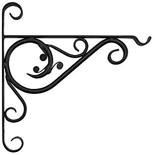 Garden Pride Forged Hanging Basket Bracket – Made of heavy duty forged steel (14 Bracket)