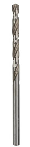 Bosch 10x PRO Metal HSS-G Spiralbohrer Standardlänge (für Nichteisenmetalle, Stahl, Ø 4,00 mm, Professional Zubehör Bohrmaschine/Schrauber)