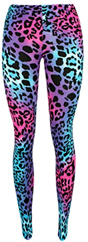 Lovetoenvy Ladies Animal Print Leggings (Multi-Colored) (M/L (12-14))
